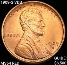 1909-S VDB Wheat Cent CHOICE BU RD