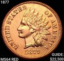 1877 Indian Head Cent CHOICE BU RD