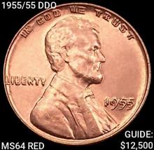 1955/55 DDO Wheat Cent