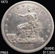 1873 Silver Trade Dollar GEM PROOF