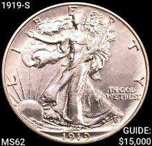 1919-S Walking Liberty Half Dollar UNCIRCULATED