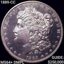 1889-CC Morgan Silver Dollar CHOICE BU+