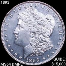 1893 Morgan Silver Dollar CHOICE BU DMPL
