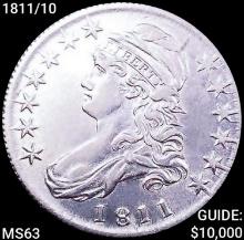 1811/10 Capped Bust Half Dollar CHOICE BU