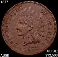 1877 Indian Head Cent CHOICE AU