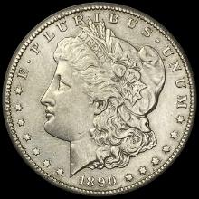 1890-CC Morgan Silver Dollar ABOUT UNCIRCULATED