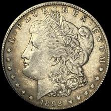 1892 Morgan Silver Dollar NEARLY UNCIRCULATED