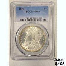 1896 Morgan Dollar PCGS MS65 SILVER