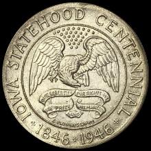 1946 Iowa Centennial Half Dollar GEM BU