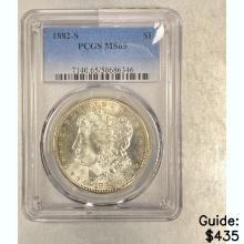 1882-S Morgan Dollar PCGS MS65 SILVER