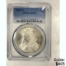 1885-O Morgan Dollar PCGS MS65 SILVER