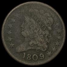 1809 Classic Head Half Cent LIGHTLY CIRCULATED
