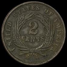 1865 Two-Cent Piece HIGH GRADE