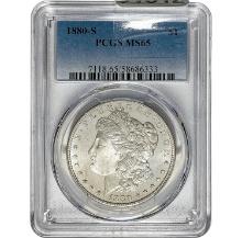 1880-S Morgan Dollar PCGS MS65 SILVER