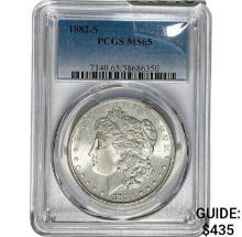 1882-S Morgan Dollar PCGS MS65 SILVER