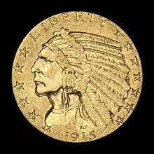 1915 Indian Head Half Eagle $5 UNCIRCULATED
