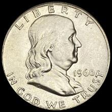 1960-D Franklin Half Dollar SUPERB GEM BU