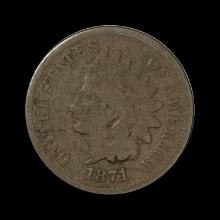 1871 Indian Head Cent LIGHTLY CIRCULATED