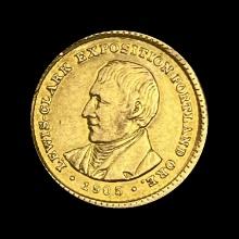 1905 Lewis and Clark Exposition Dollar CHOICE AU