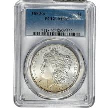 1880-S Morgan Dollar PCGS MS65 SILVER