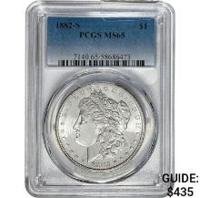 1882-S Morgan Dollar PCGS MS65 SILVER