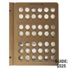 1946-1964 Roosevelt Dimes Album [48] Coins