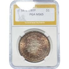1878 Morgan Dollar PCGA MS65
