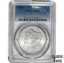 1886 $1 Morgan Dollar PCGS MS65 SILVER
