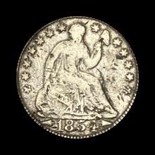 1854 Seated Liberty Half Dime HIGH GRADE