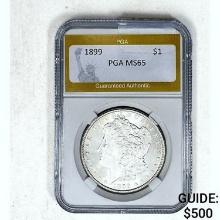 1889 Morgan Dollar PCGA MS65