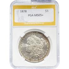 1878 Morgan Dollar PCGS MS65+