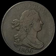 1806 Draped Bust Half Cent LIGHTLY CIRCULATED