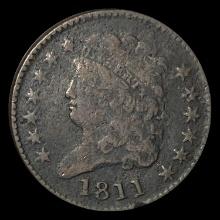 1811 Classic Head Half Cent NICELY CIRCULATED