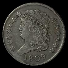 1809 Classic Head Half Cent CLOSELY UNCIRCULATED