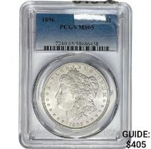 1896 Morgan Dollar PCGS MS65 SILVER