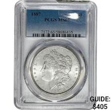 1887 Morgan Dollar PCGS MS65 SILVER