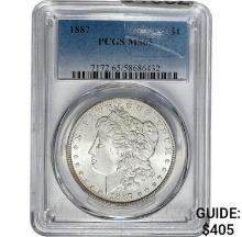 1887 Morgan Dollar PCGS MS65 SILVER