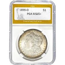 1899-O Morgan Dollar PGA MS65+ SILVER