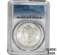 1885-O Morgan Dollar PCGS MS65 SILVER