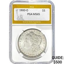 1900-O Morgan Dollar PGA MS65 SILVER