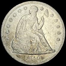 1840 Seated Liberty Dollar LIGHTLY CIRCULATED