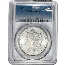 1885 Morgan Dollar PCGS MS65 SILVER