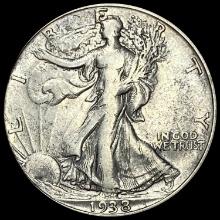 1938 Walking Liberty Half Dollar LIGHTLY CIRCULATED