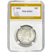1899 Barber Half Dollar PGA MS64