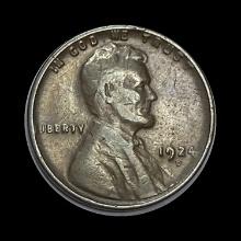 1924-D Lincoln Wheat Cent LIGHTLY CIRCULATED