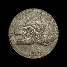 1858 Flying Eagle Cent NEARLY UNCIRCULATED