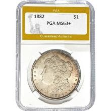 1882 Morgan Dollar PGA MS63+
