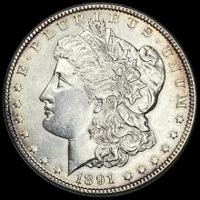 1891 Morgan Silver Dollar CHOICE BU