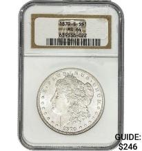 1879-S Morgan Dollar NGC MS64 SILVER