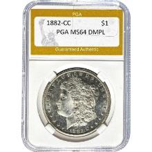 1882-CC Morgan Dollar PGA MS64 DMPL